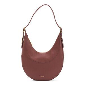 MONCRIEF LONDON Leather Rounded Shoulder Bag